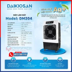 Máy làm mát Daikiosan DM204 100L 510W