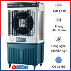 Máy làm mát Daikiosan DM212 3 tốc độ có kèm đá khô